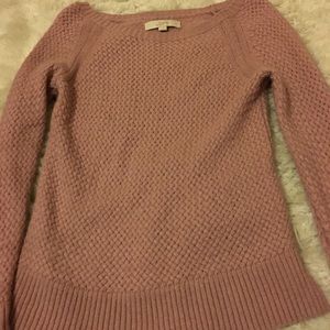 Baby pink cozy knit sweater